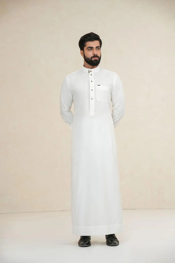 Men Off-White Saudi Thobe